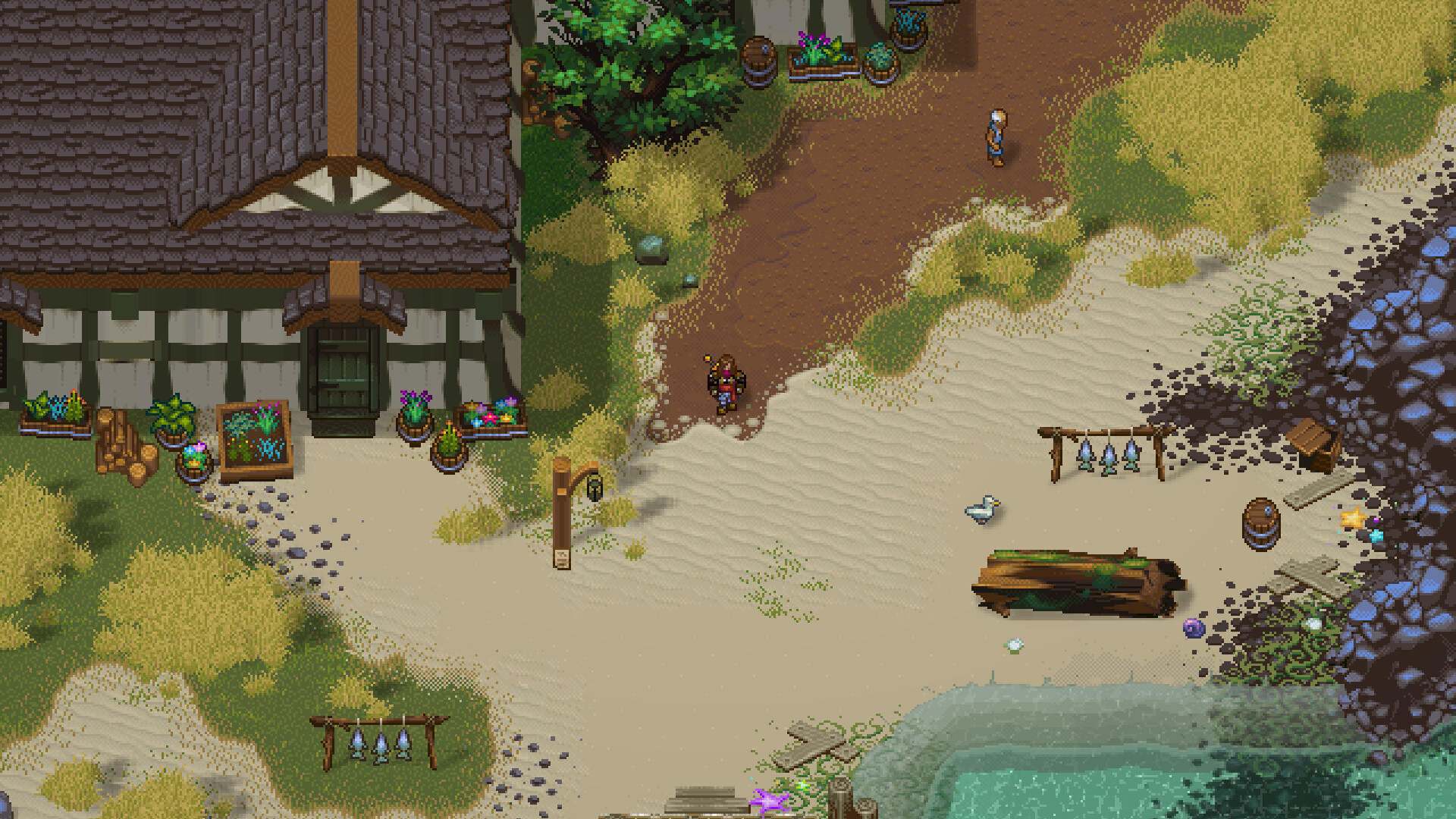 World of Anterra coastal village